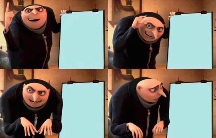 Gru's Plan meme about The Oodie